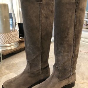 Frye Cara tall suede boots sz 8M